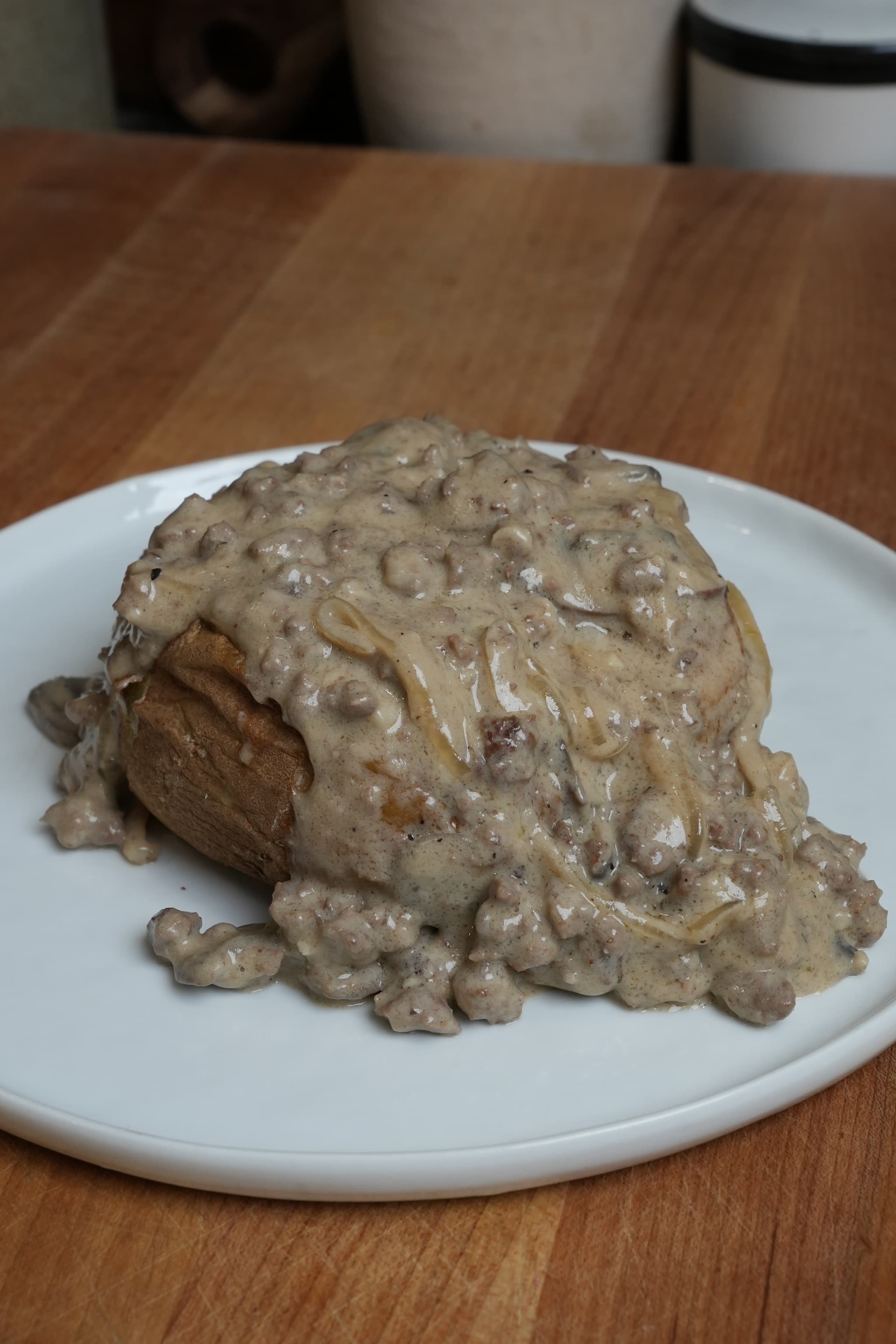 Venison Stroganoff Potato