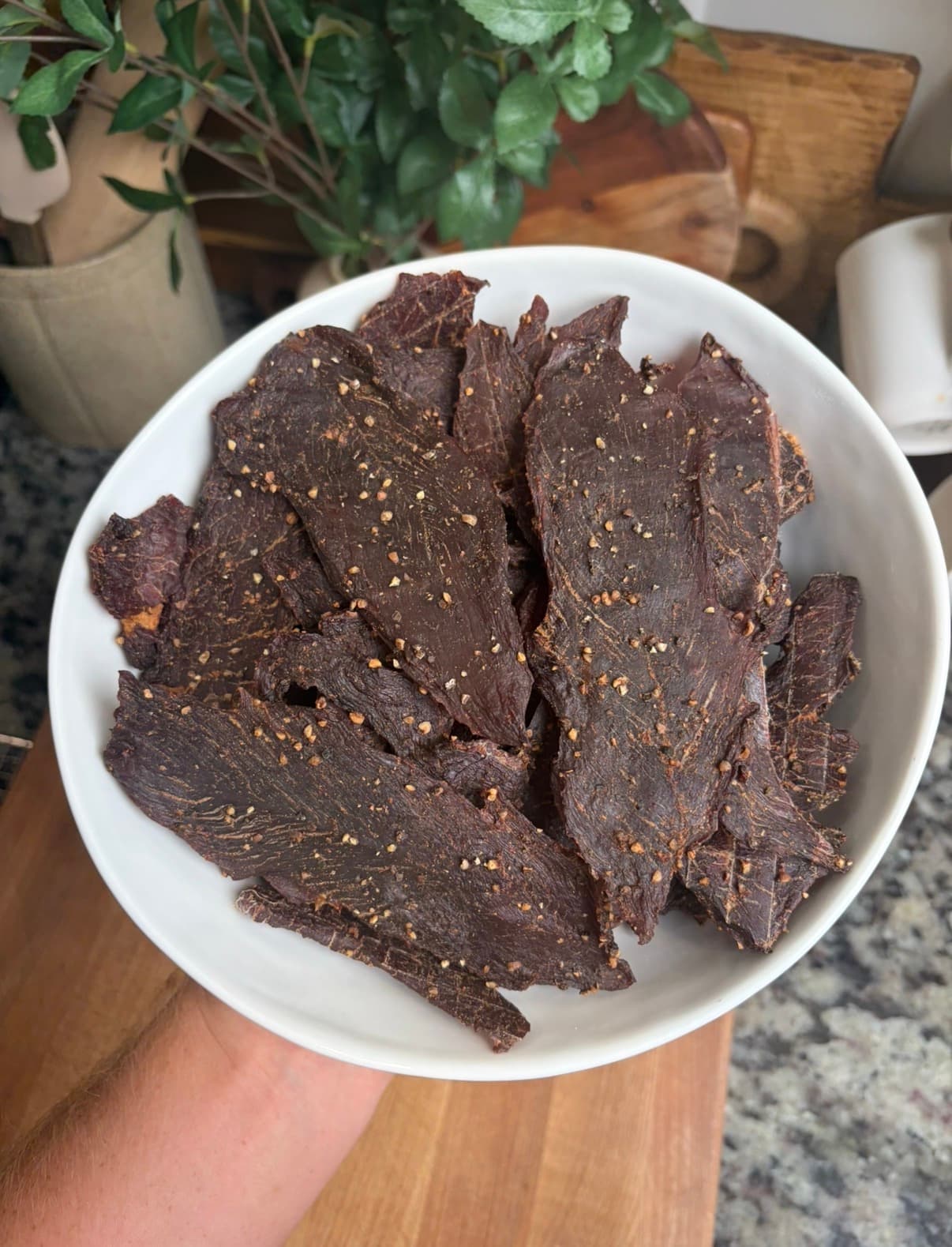 Black Pepper Venison Jerky (My personal favorite)
