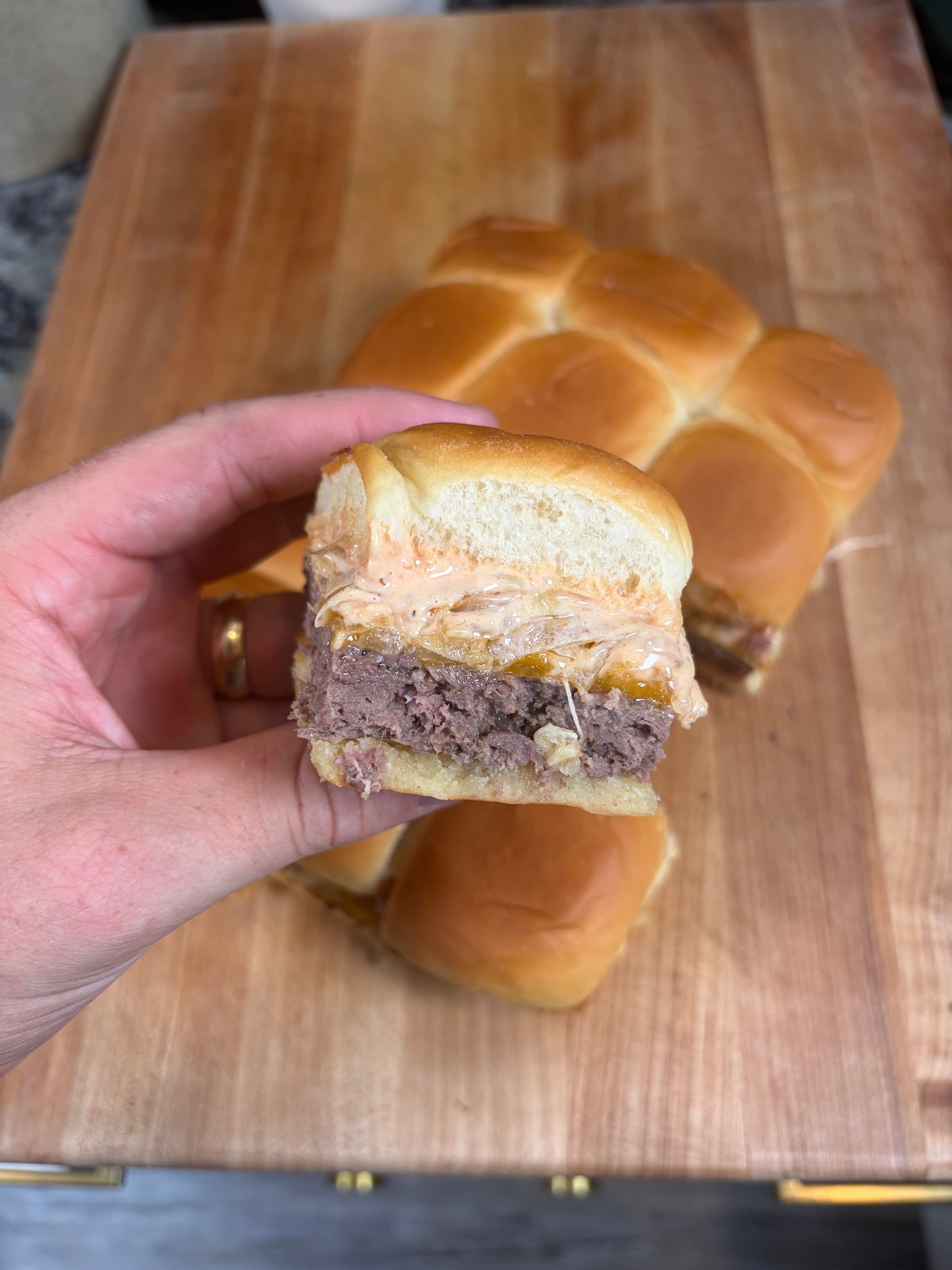 Venison Hawaiian Roll Sliders